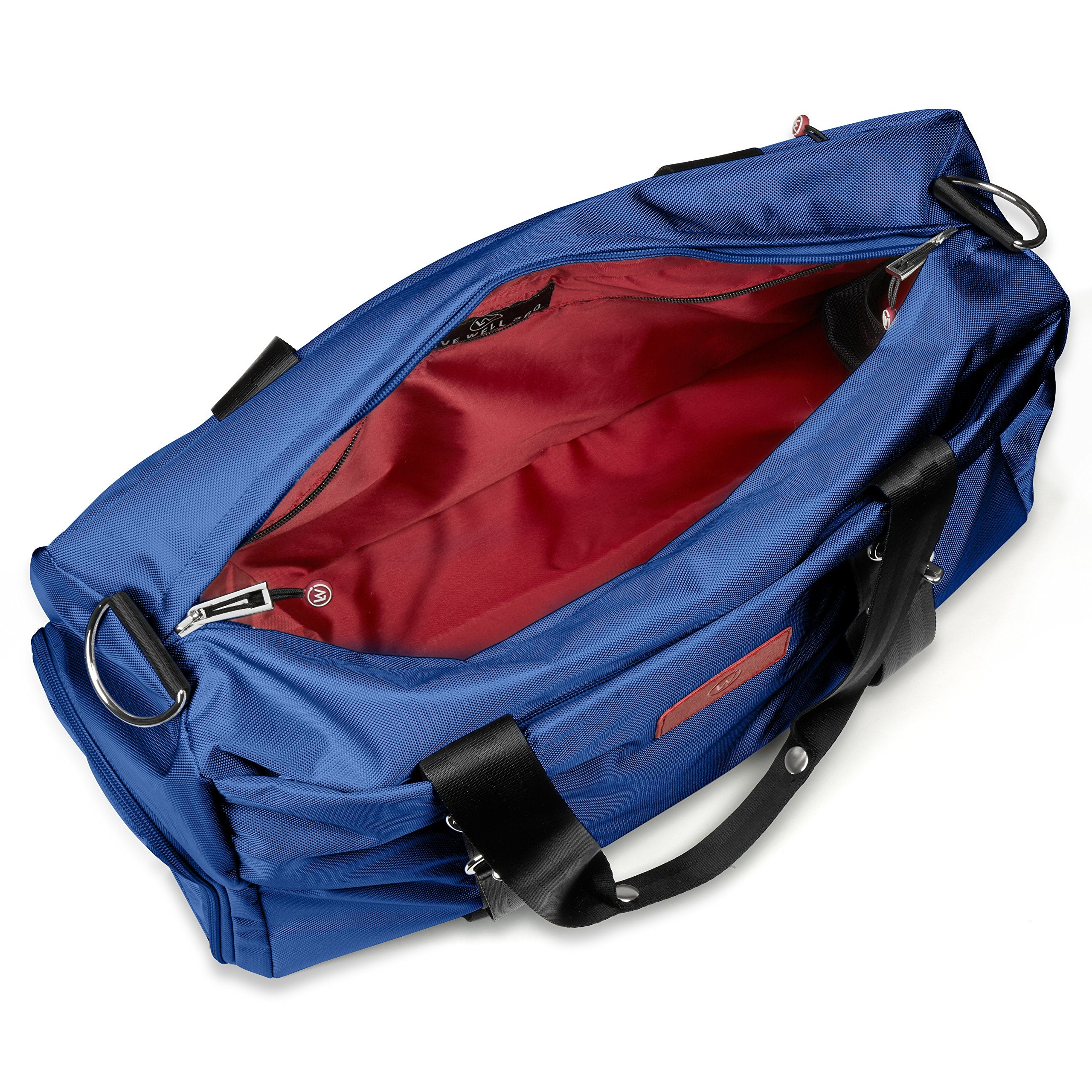 Gym bag with separate shoe compartment