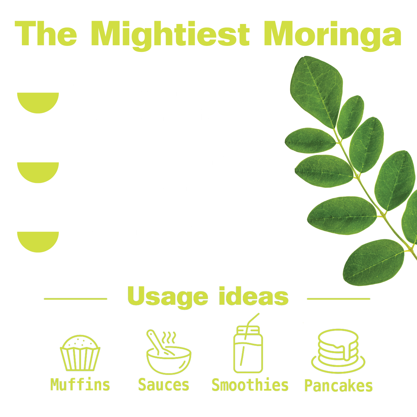 Organic Pure Moringa Powder (7.4 oz)