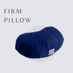 blue firm pillow