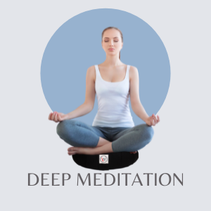 deep meditation asana pillow