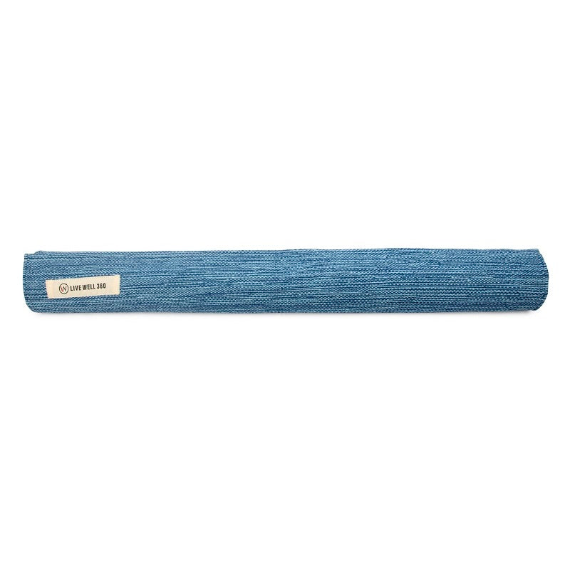 washable blue yoga mat