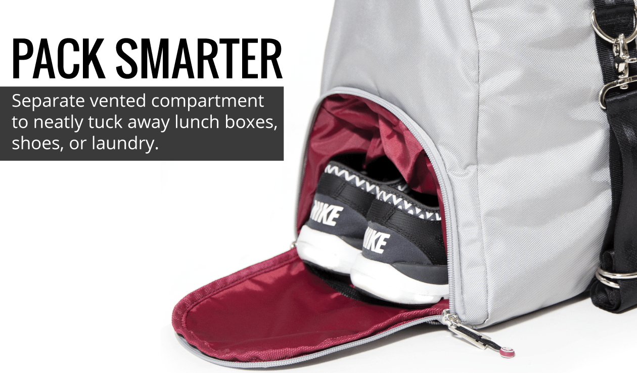 Gym bag sales with lunch compartment